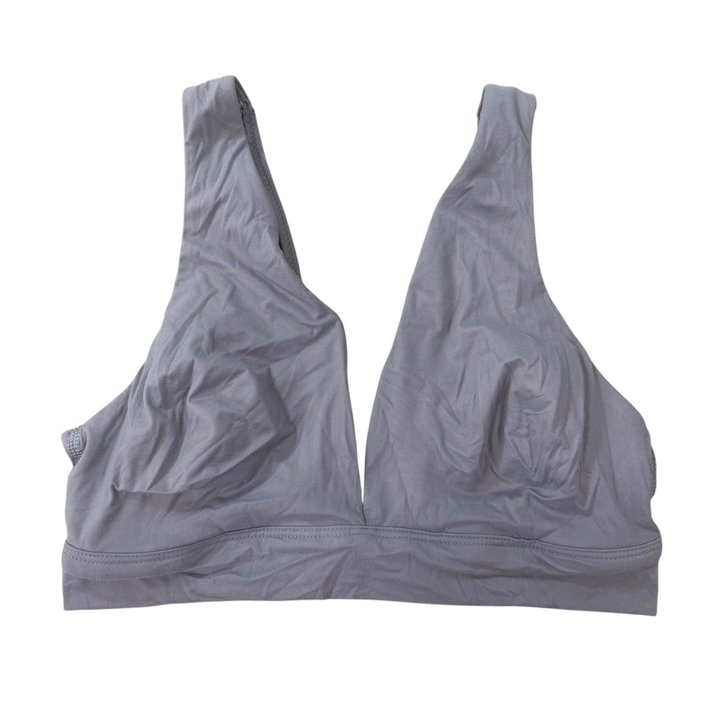 Victoria Secret Womens Seamless Plunge Gray Bralette Size S